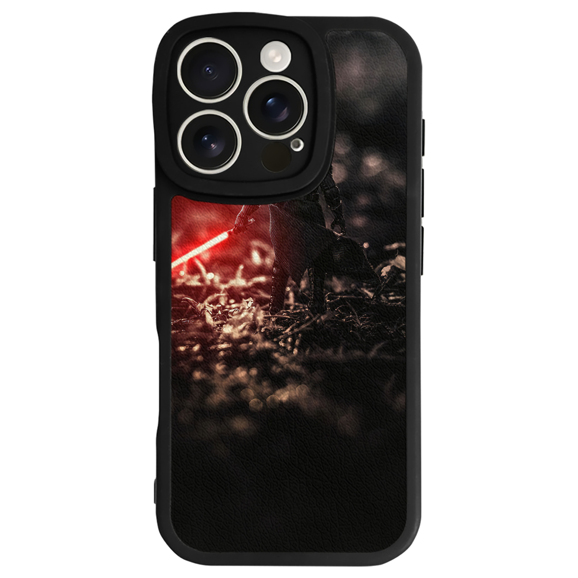（画像用） スター・ウォーズ Star Wars 【iPhone 16シリーズ対応】シリコンスマホケース（レザー調） 材質：シリコン